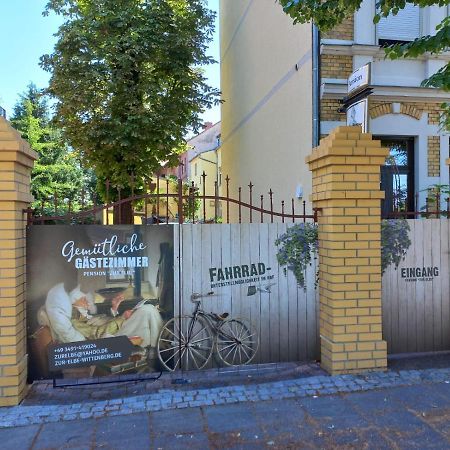 Pension Zur Elbe Wittenberg Esterno foto